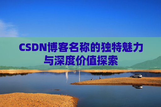 CSDN博客名称的独特魅力与深度价值探索